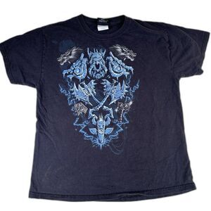 VTG Y2K World Of Warcraft Blizzard WOW JINX Video Game Promo Tee Sz XL